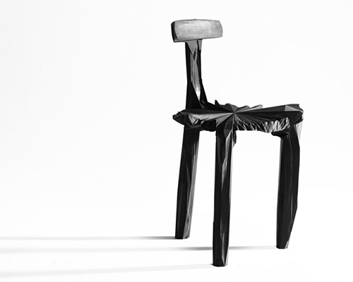 chairs made from noise: noize chair by estudio guto requena