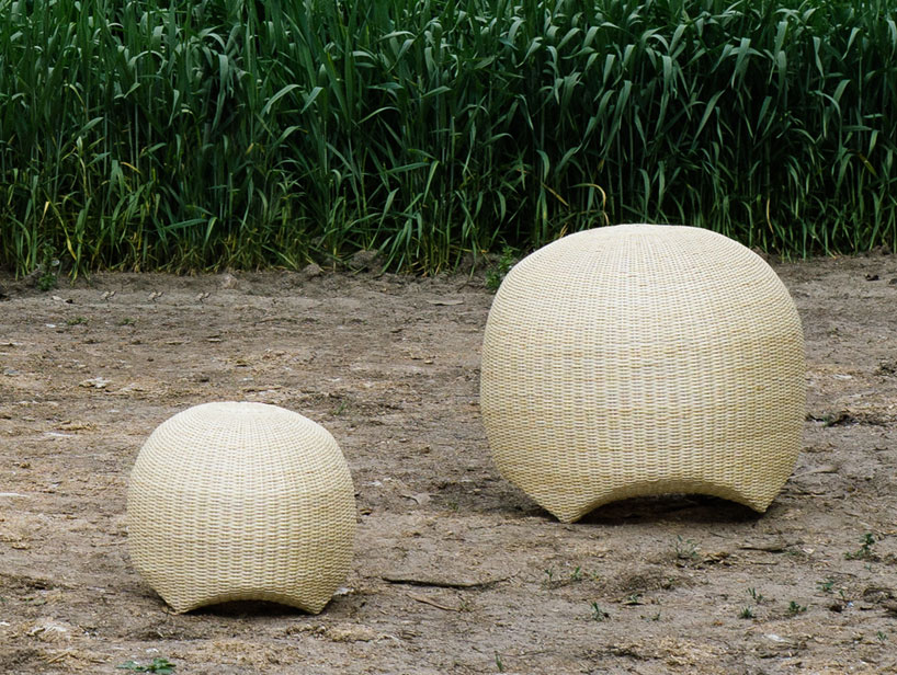 claesson koivisto rune: wicker lamps for made in mimbre