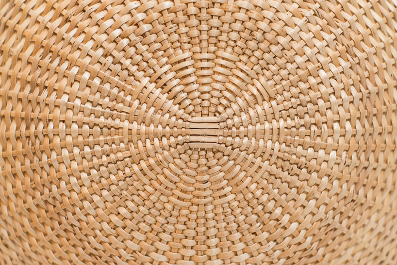 claesson koivisto rune: wicker lamps for made in mimbre