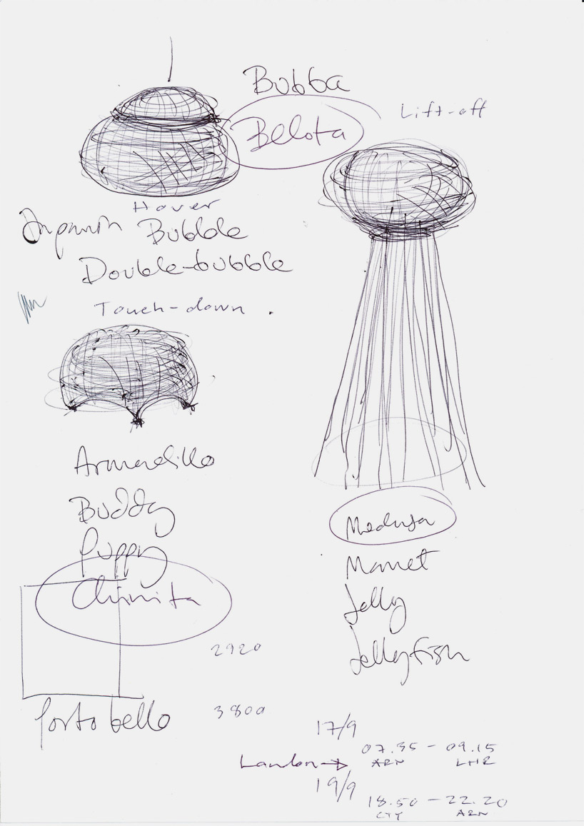 claesson koivisto rune: wicker lamps for made in mimbre