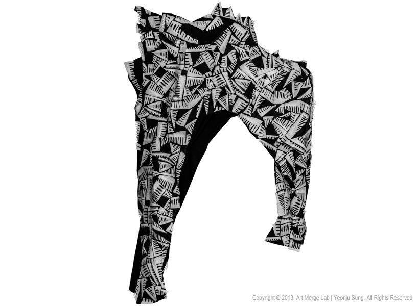 edible wearables as prints + projections by yeonju sung