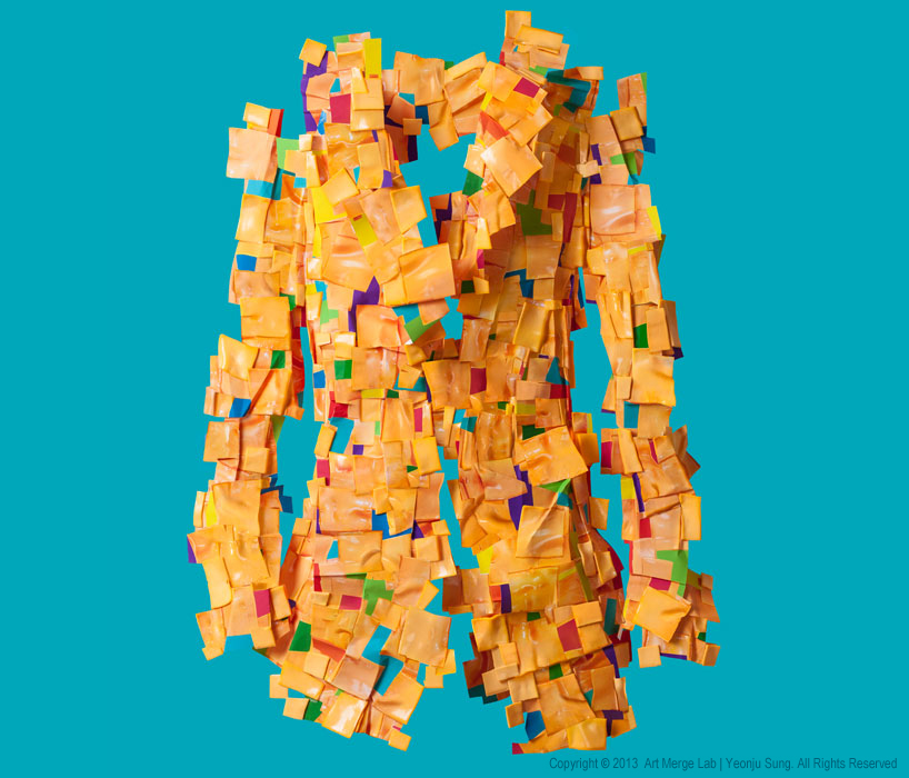 edible wearables as prints + projections by yeonju sung