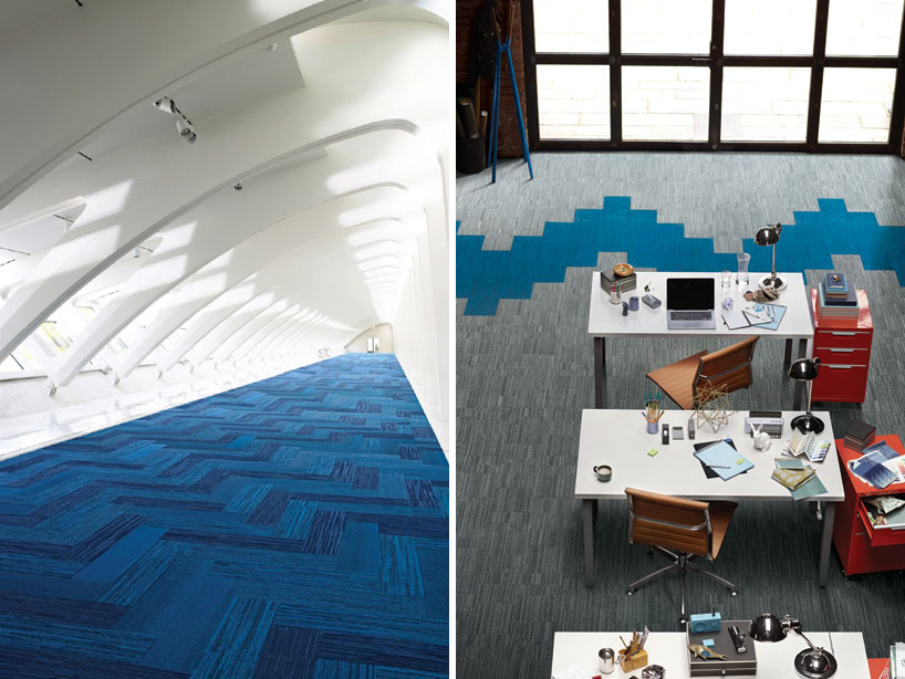 INTERFACE Net Effect carpet tile collection reflects beauty in