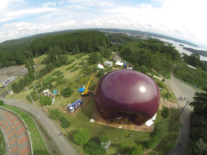 ark nova inflatable concert hall to tour japan's flood-hit areas