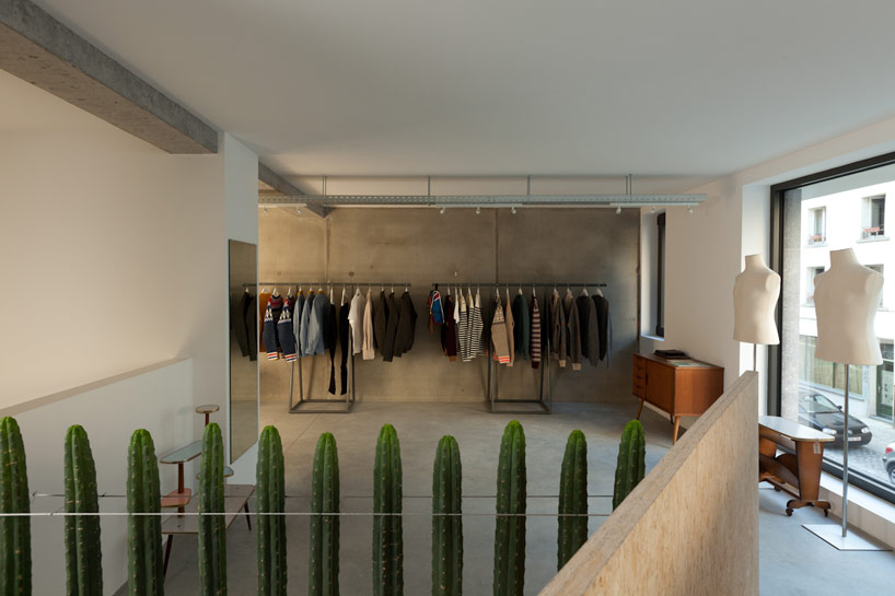 JDS architects design siblings factory store in brussels 