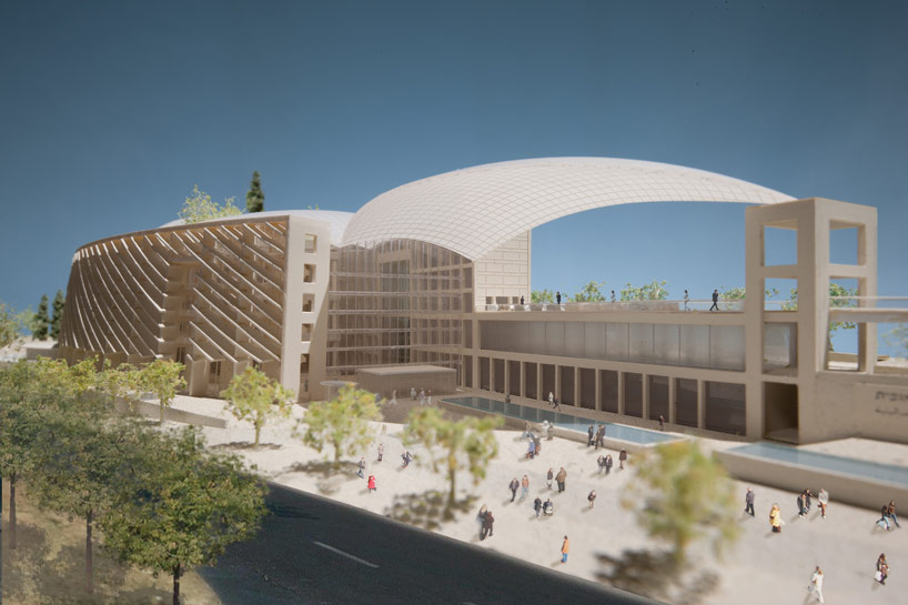 moshe safdie proposes design for national library of israel