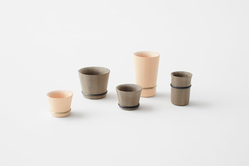 oke carafe, cup & bucket collection by nendo