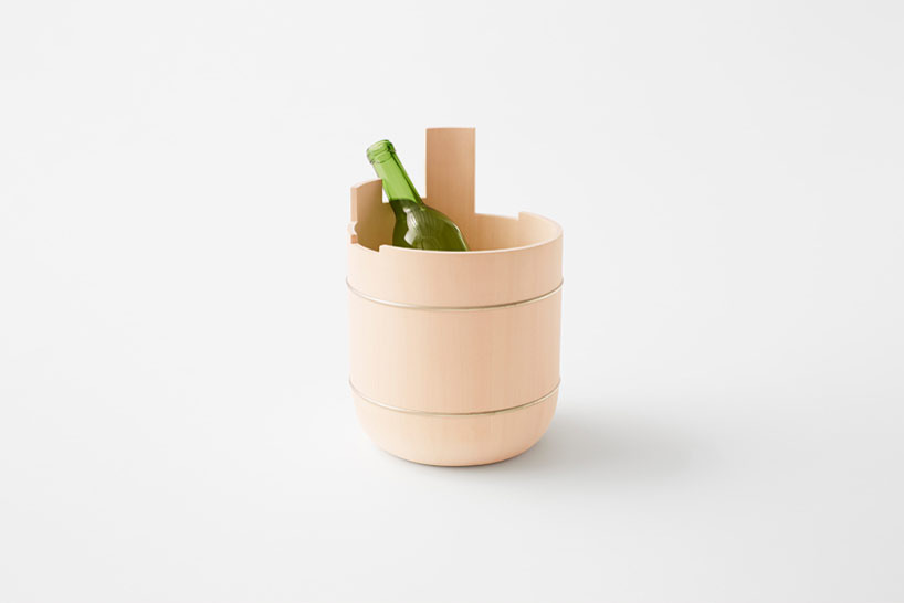 oke carafe, cup & bucket collection by nendo
