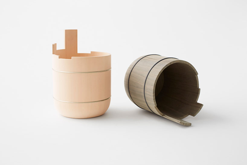 oke carafe, cup & bucket collection by nendo