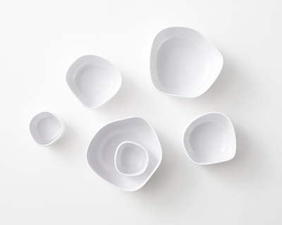 pebble bowls by nendo for italesse