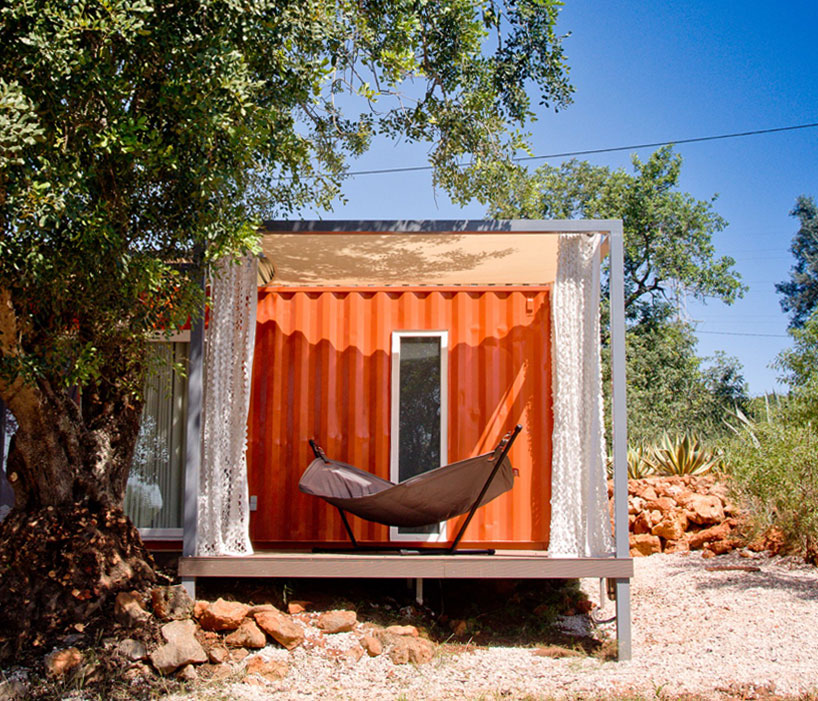 nomad living by studio arte is a shipping container retreat