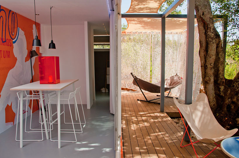nomad living by studio arte is a shipping container retreat