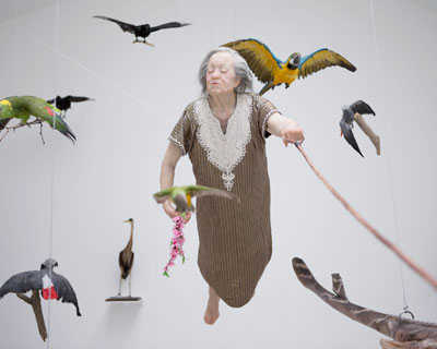 hyper-realistic animal and human forms by sun yuan + peng yu