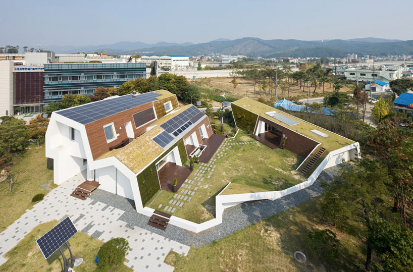 unsangdong architects: sustainable E+ green home