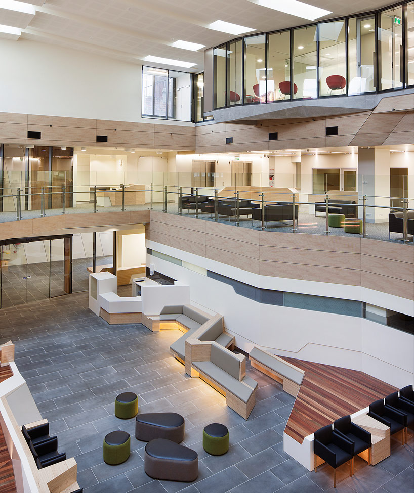 billard leece integrate ballarat cancer center with glass tower