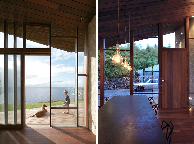 dekleva gregoric's clifftop house in hawaii watches over the ocean