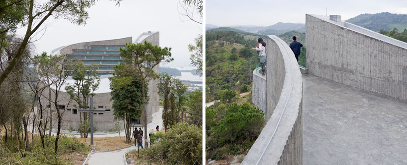 O studio architects curving church of seed in china