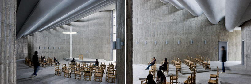 O studio architects curving church of seed in china