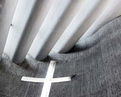 O studio architects curving church of seed in china