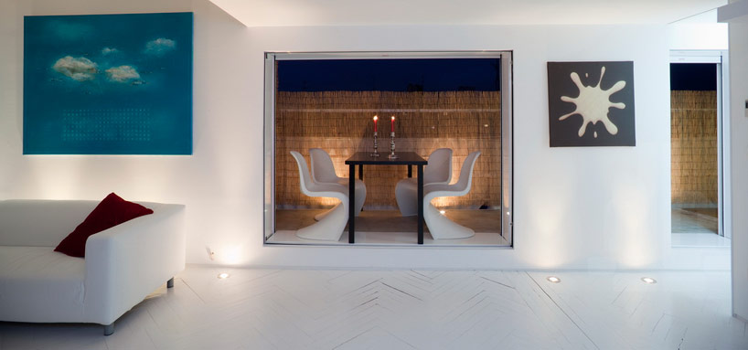 OHLAB-urban-shelter-designboom03 OHLAB greens an urban penthouse shelter in madrid