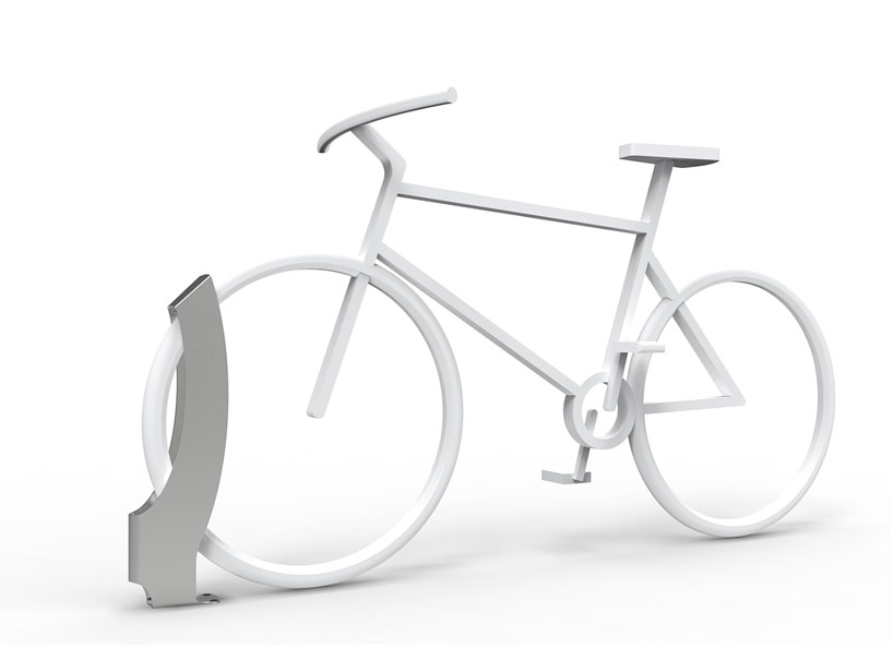 metal bike stands for katzden architec by alegre industrial studio