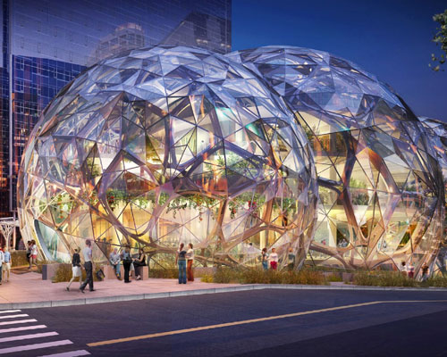 seattle approves amazon's biosphere headquarters by NBBJ