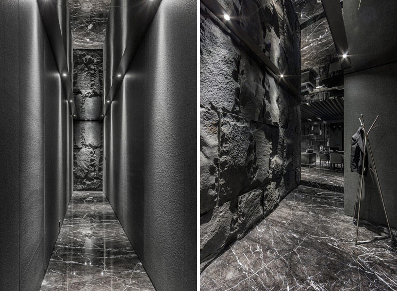 atelierii + just make design: luxurious home in black serenity