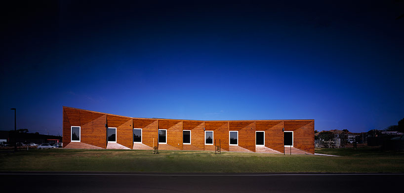 billard leece completes a soberingly stunning rehabilitation center