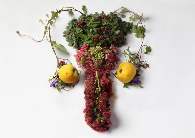 camila carlow sculpts human organs from foraged flora