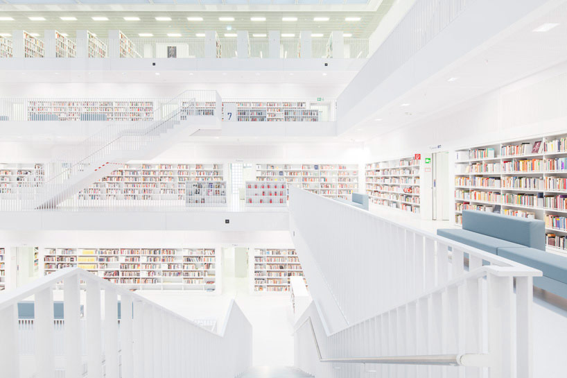 felix lochner captures city library stuttgart devoid of humans