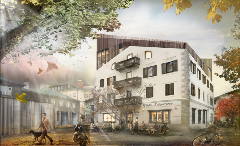 graft-lofer-designboom02 graft wins lofer mountain resort competition near salzburg