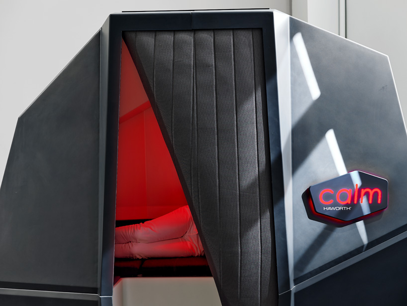 HAWORTH calmspace self-contained pod is made for taking naps at work