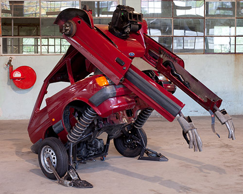 hetain patel turns his old ford into a fiesta transformer