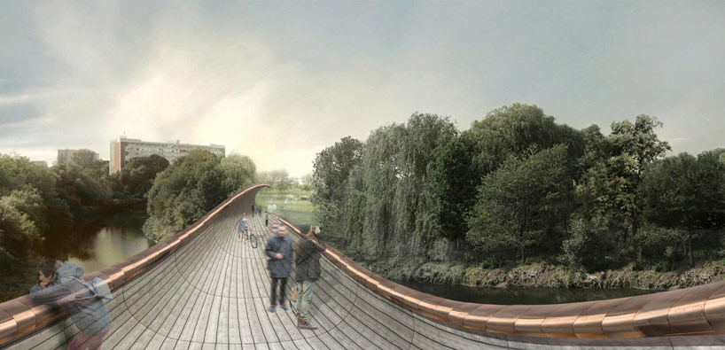 JBMC propose tube-shaped bridge for meadows salford