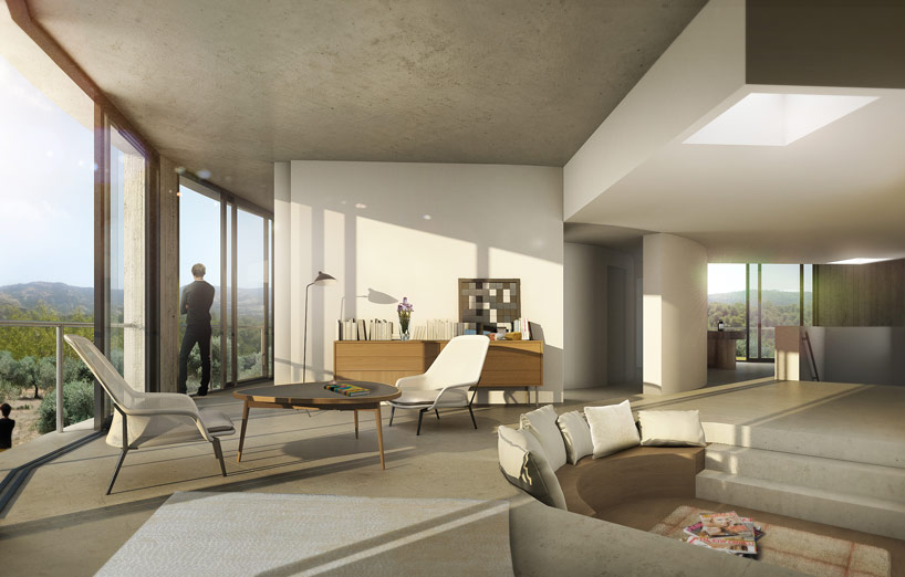 johnston marklee reveals a round dwelling in spain for solo houses