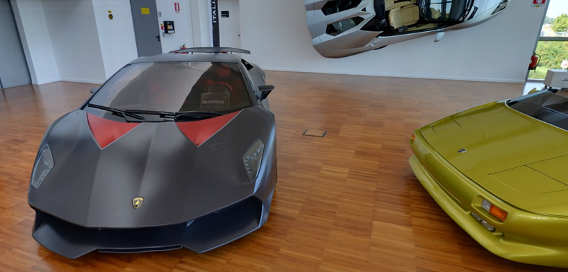 virtual lamborghini museum tour with google maps street view