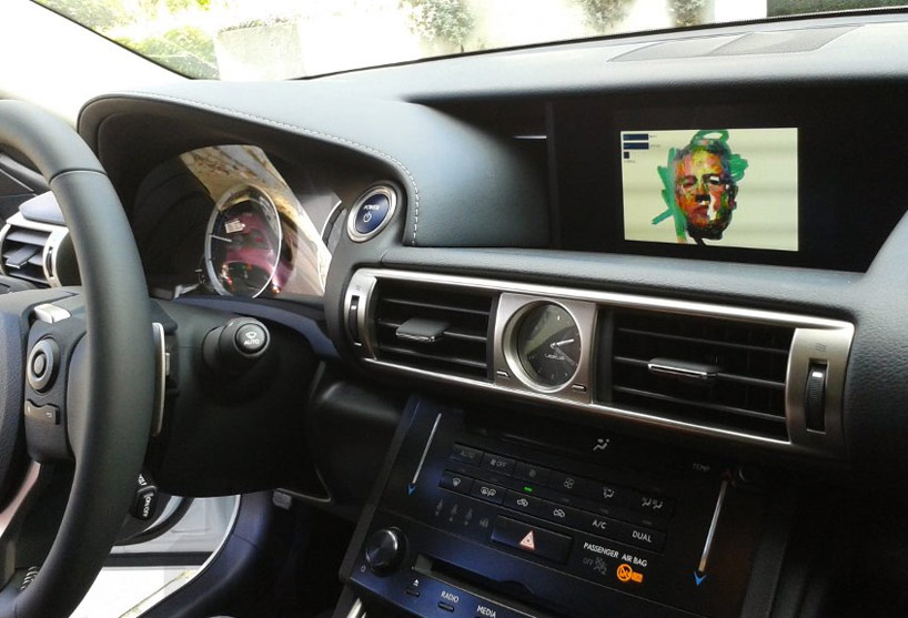 LEXUS + sergio albiac: art is motion draws you while driving