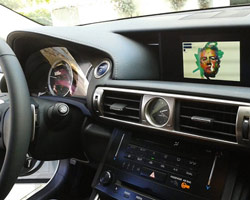 LEXUS + sergio albiac: art is motion draws you while driving