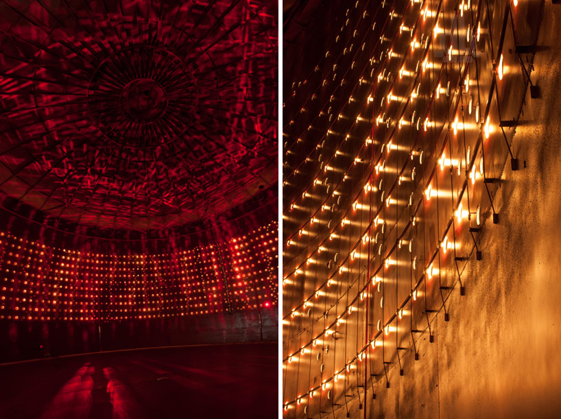 collective convert silo 468 into public light show