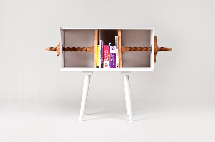 MEJD studio: twist me! bookcase at flowers for slovakia with vitra