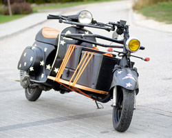 motofocker cargo-scooter blends delivery truck & two-wheeler