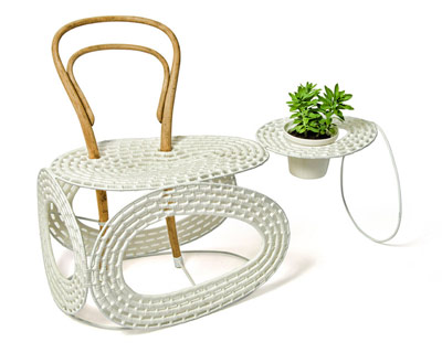 nawaaz saldulker up-cycles objects to create the chairman