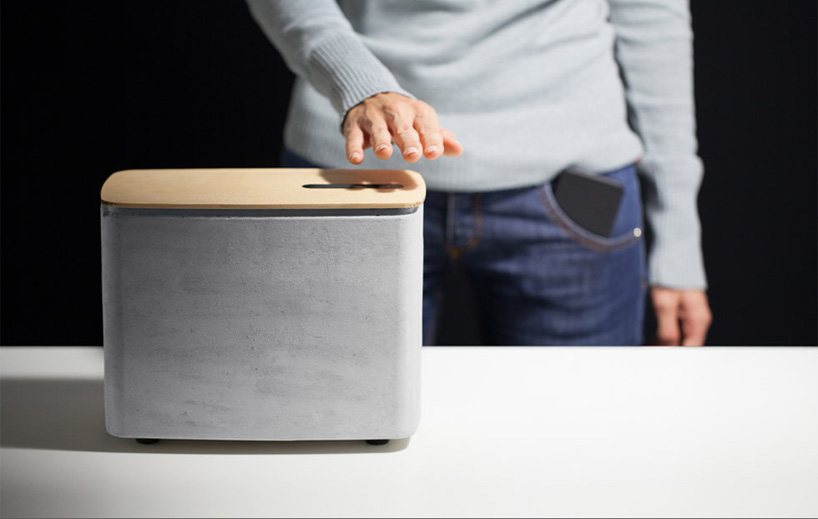 P.A.C.O open-source concrete speaker uses gestural controls