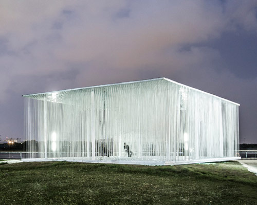 schmidt hammer lassen installs cloud pavilion in shanghai 