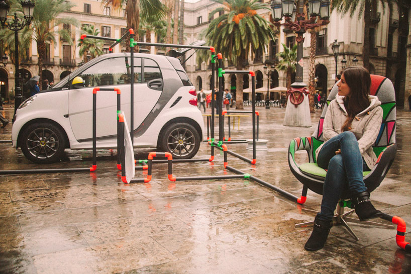 my urban living room barcelona SMART designboom
