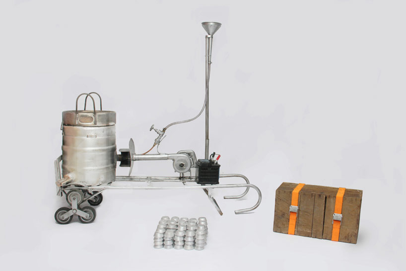 studio swine transport mobile foundry to create can city
