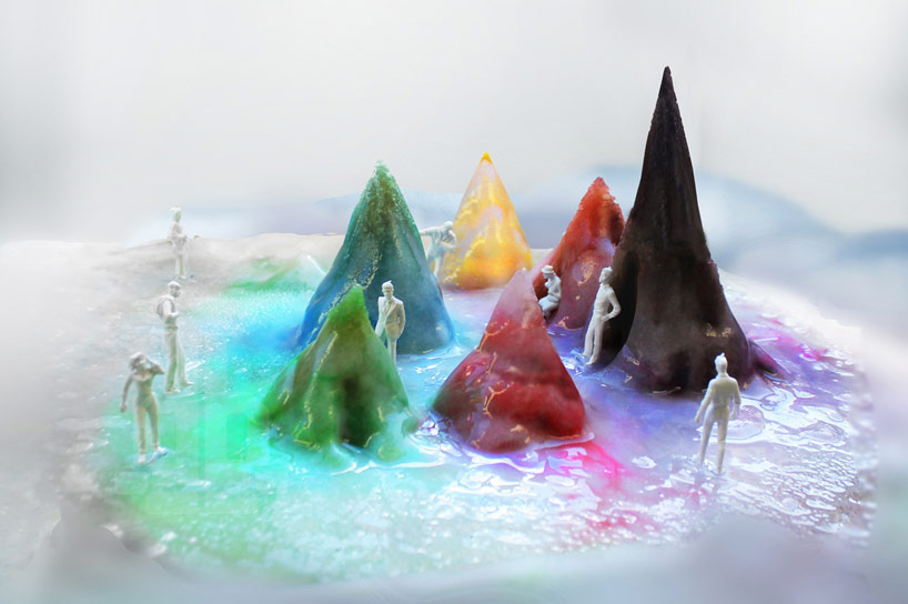 visiondivision reinforce ice to create frozen flora teepees