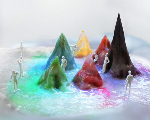 visiondivision reinforce ice to create frozen flora teepees