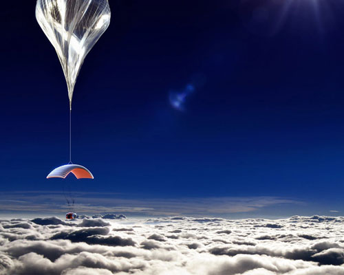world view takes you into outerspace via high-altitude balloon