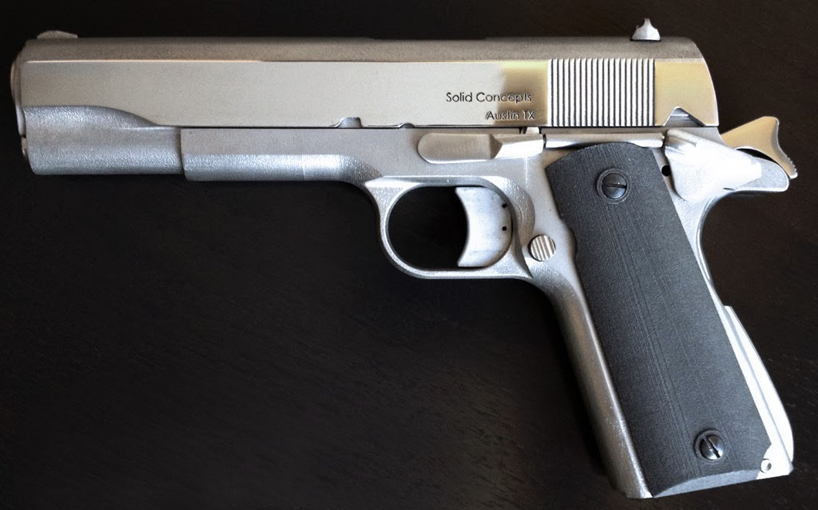 Worlds first 3D-printed metal gun successfully fired by Solid Concepts